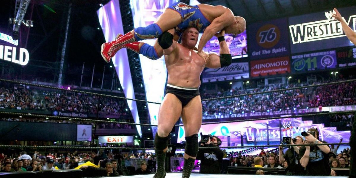 Brock Lesnar Vs Kurt Angle