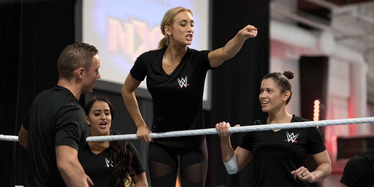 Carmella at the WWE Performance Center