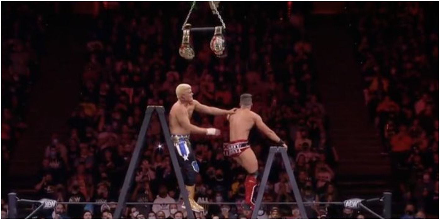 Cody Rhodes vs Sammy Guevara AEW Ladder Match