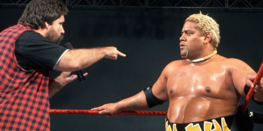 Commissioner Mick Foley Confronts Rikishi On Raw