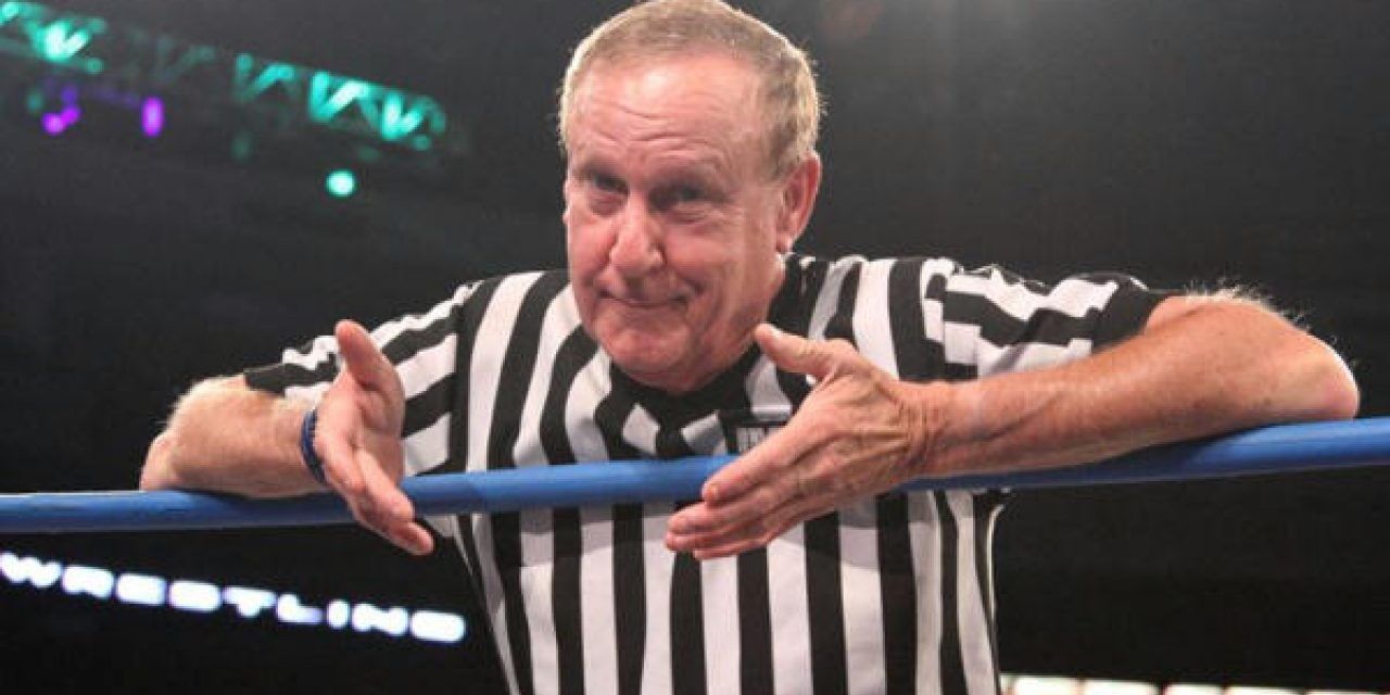 Earl Hebner in a TNA ring