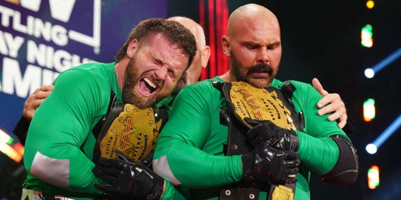FTR as AAA Tag Team Champions Cropped