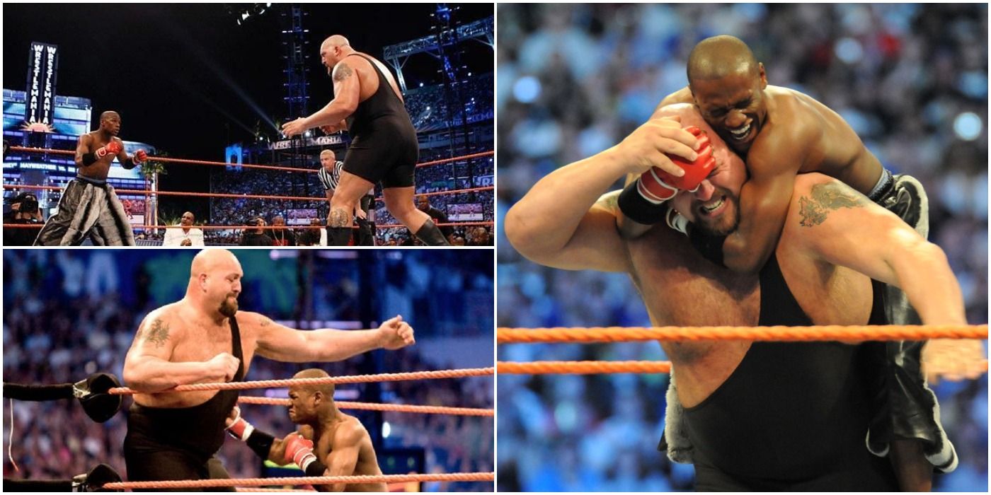 Floyd Mayweather vs Big Show Wrestlemania 24