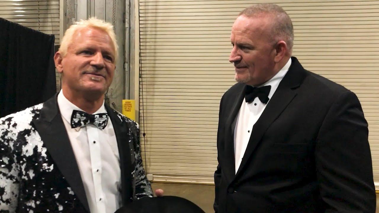 Jeff Jarrett and Road Dogg-WWE Hall of Fame