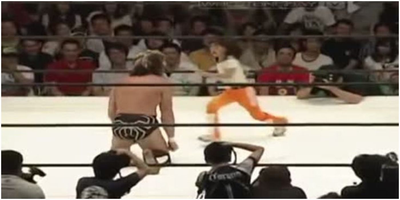 Kenny Wrestling 9-Year-Old Haruka