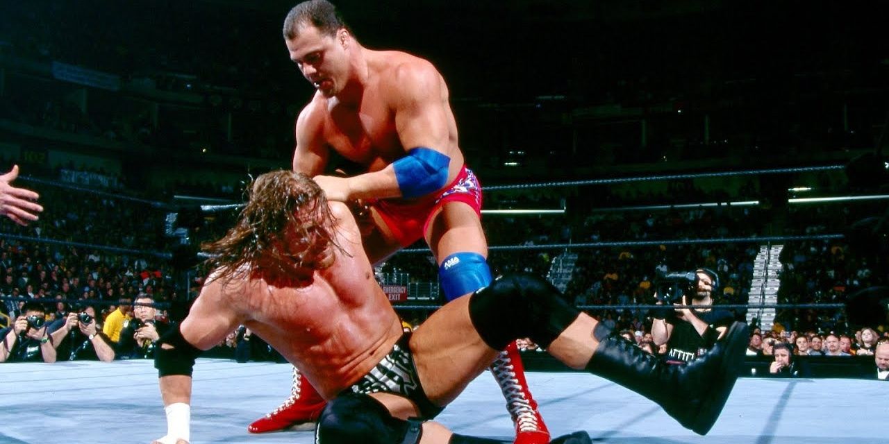 Kurt Angle v Triple H Royal Rumble 2001 featured image Cropped