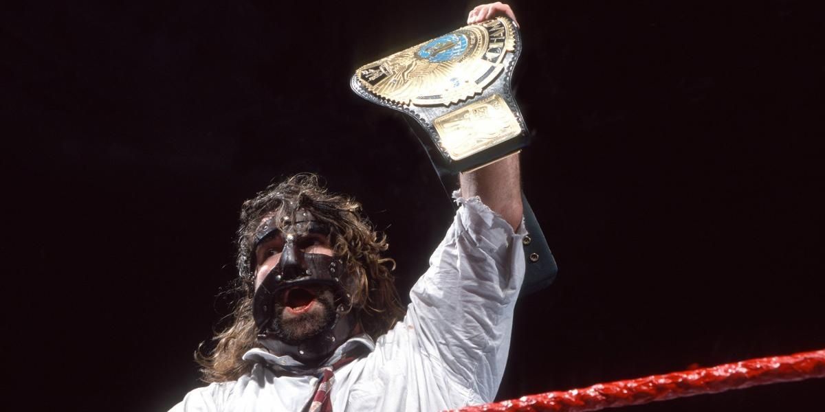 Mankind WWF Champion 1st reign Cropped