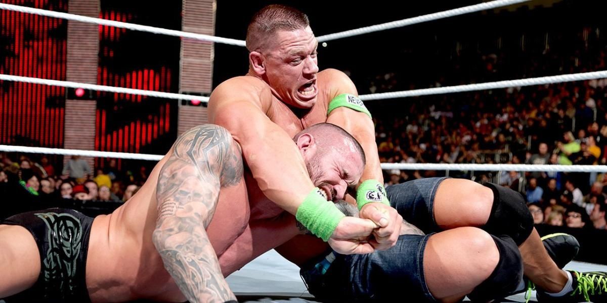 Randy Orton v John Cena Royal Rumble 2014 Cropped