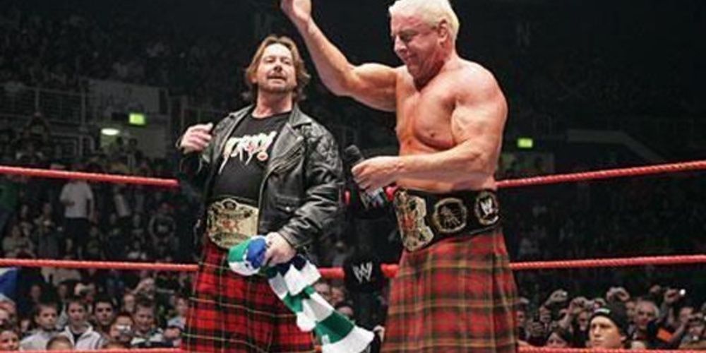 Roddy Piper And Ric Flair WWE Tag Team Champions