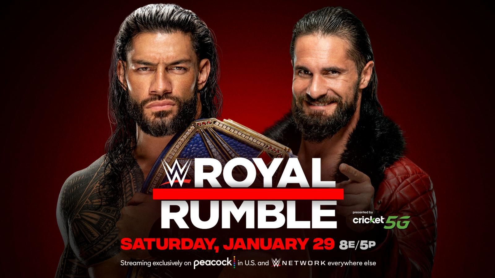 Roman Reigns vs. Seth Rollins Graphic