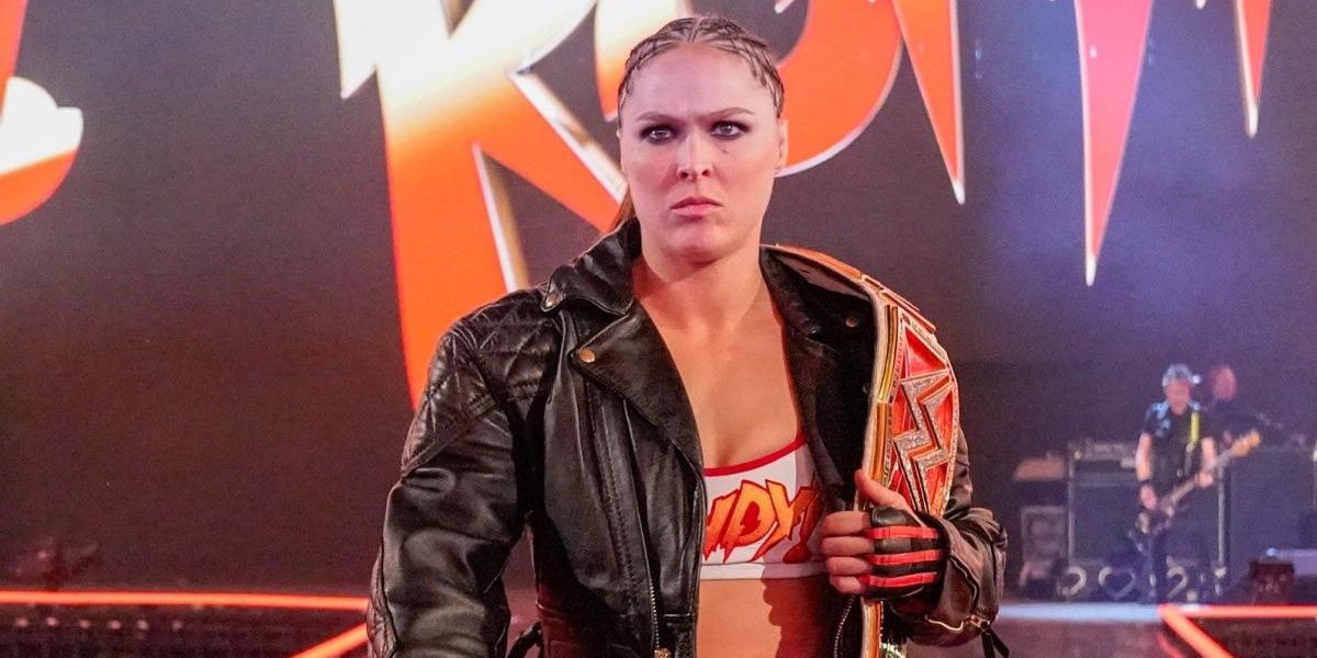Ronda Rousey Raw Women's Champion Cropped