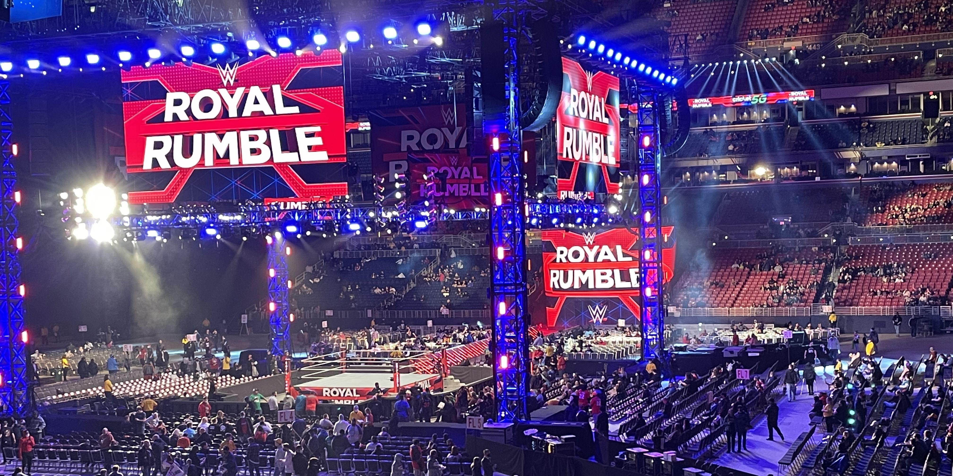 WWE Royal Rumble Live What Fans Could Only Observe If They Were In The