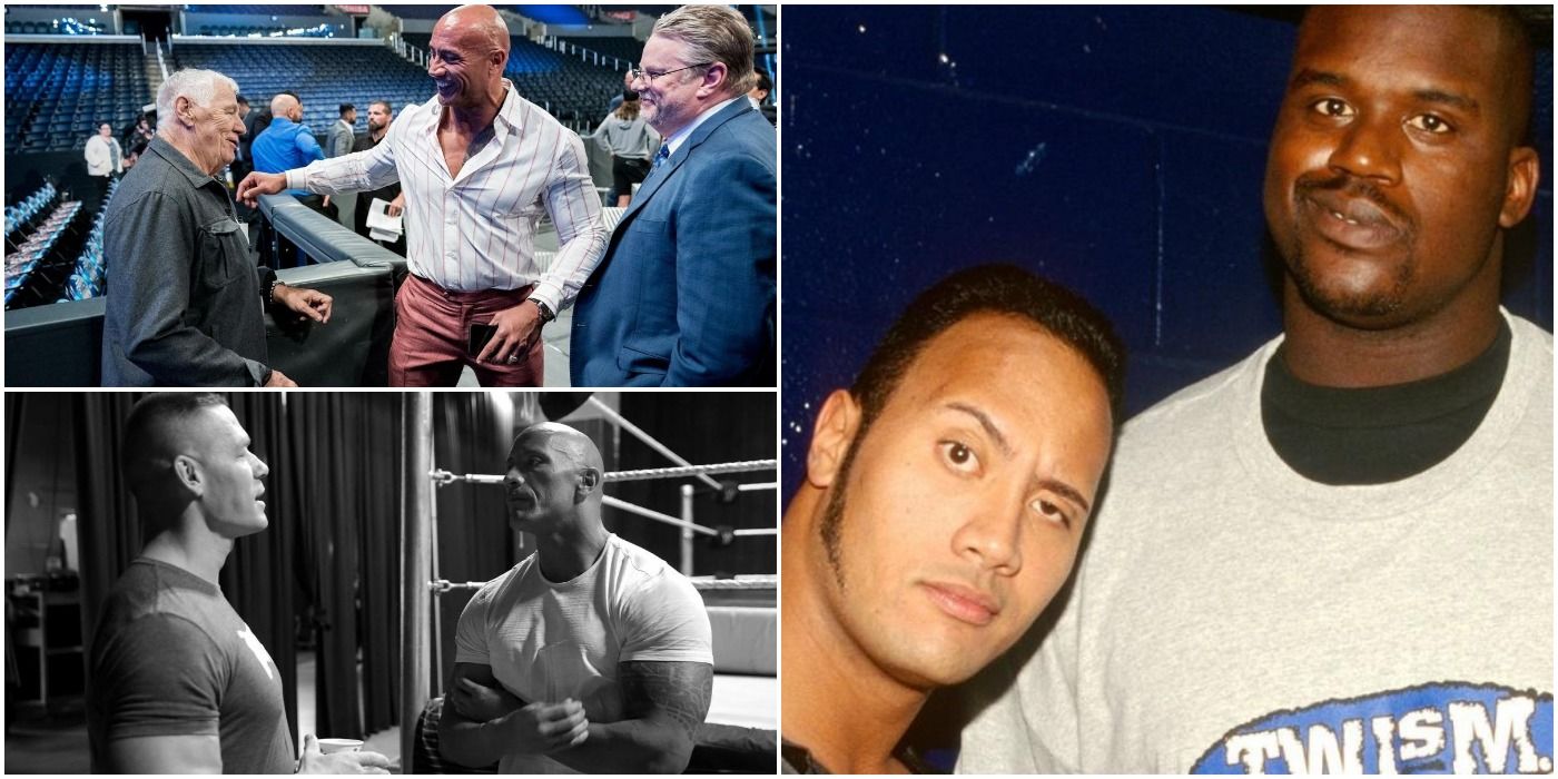 The Rock behind the scenes pictures