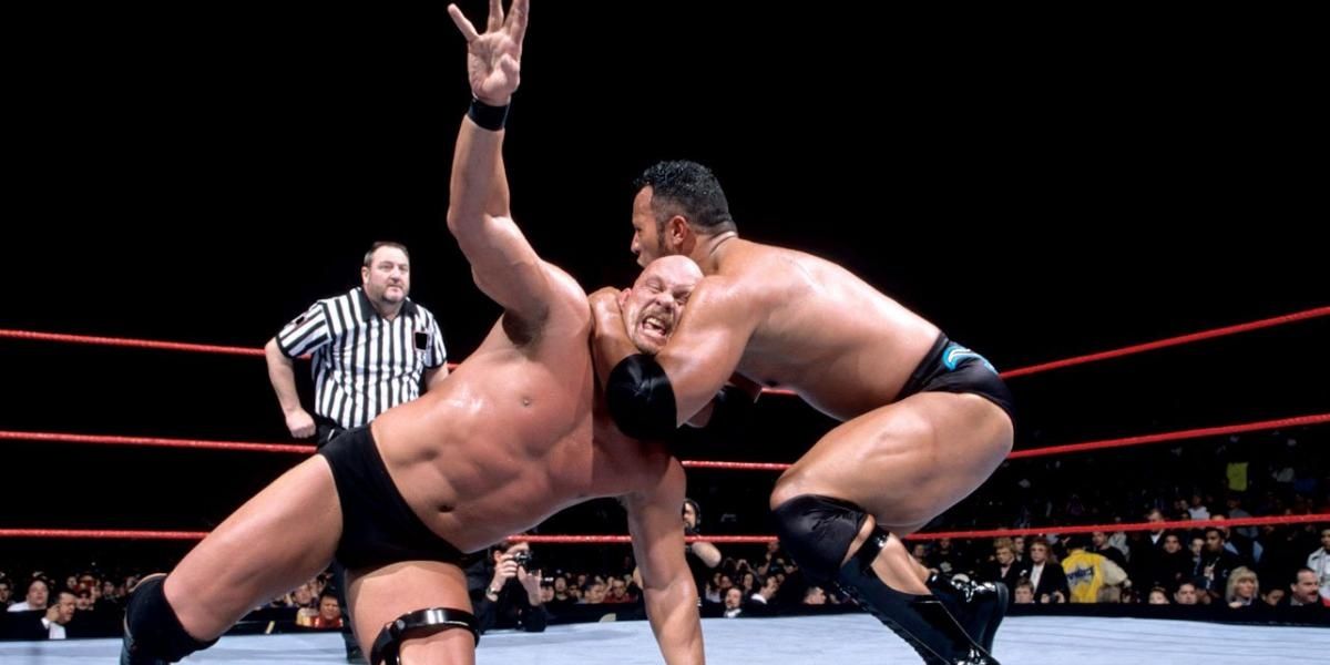 The Rock v Stone Cold WrestleMania 15 Cropped