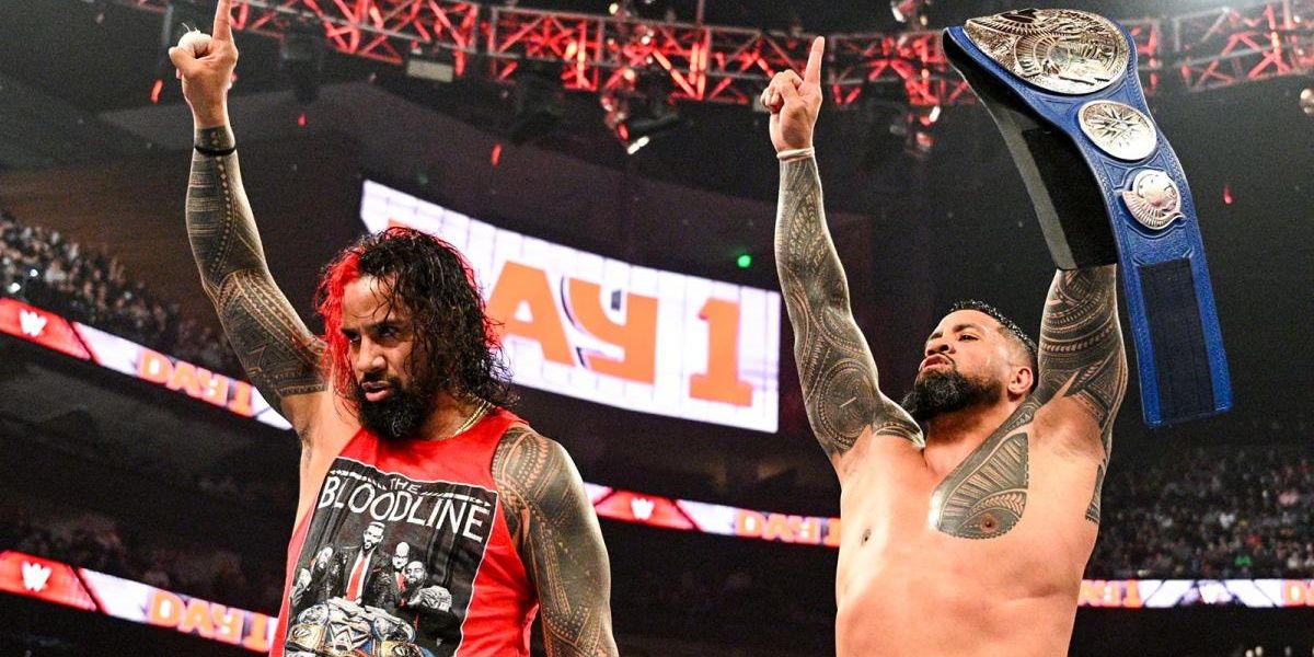 The Usos Win At WWE Day 1