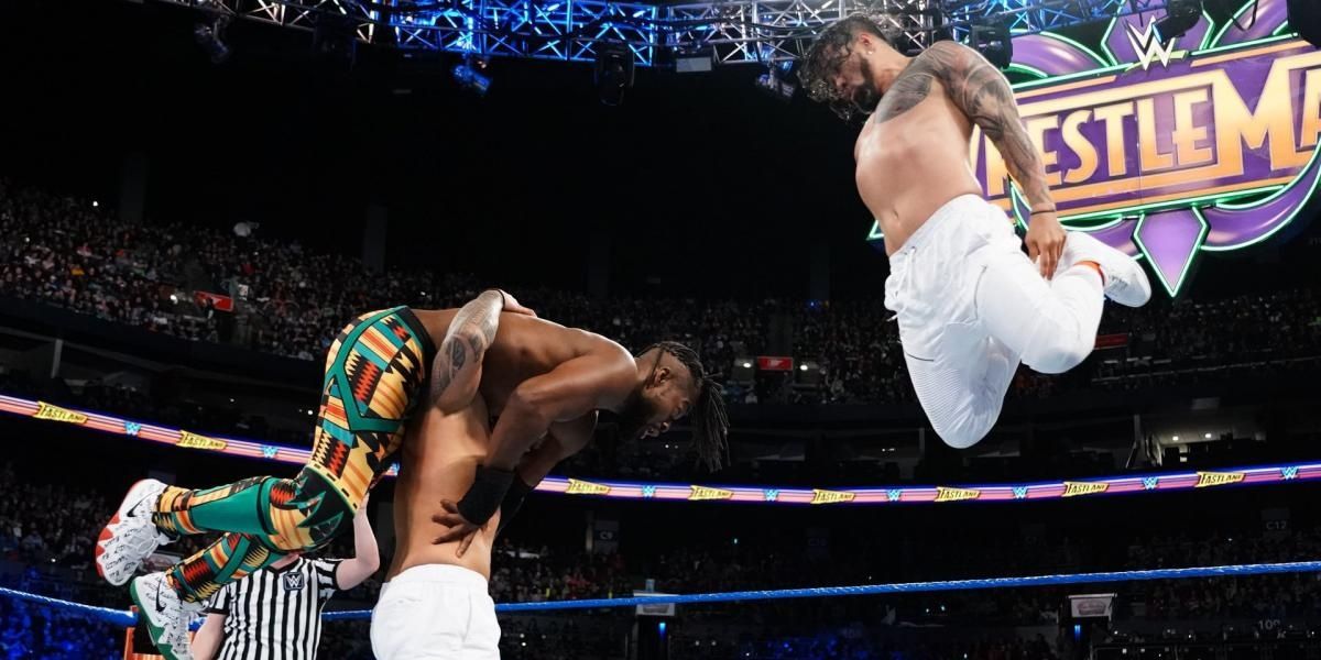 The Usos v The New Day Fastlane 2018 Cropped