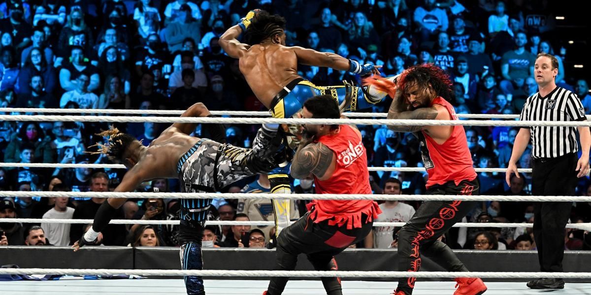The Usos v The New Day SmackDown January 7, 2022 Cropped