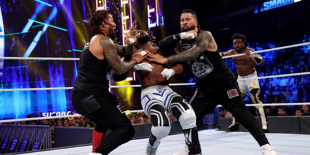 The Usos v The New Day SmackDown October 29, 2021 Cropped
