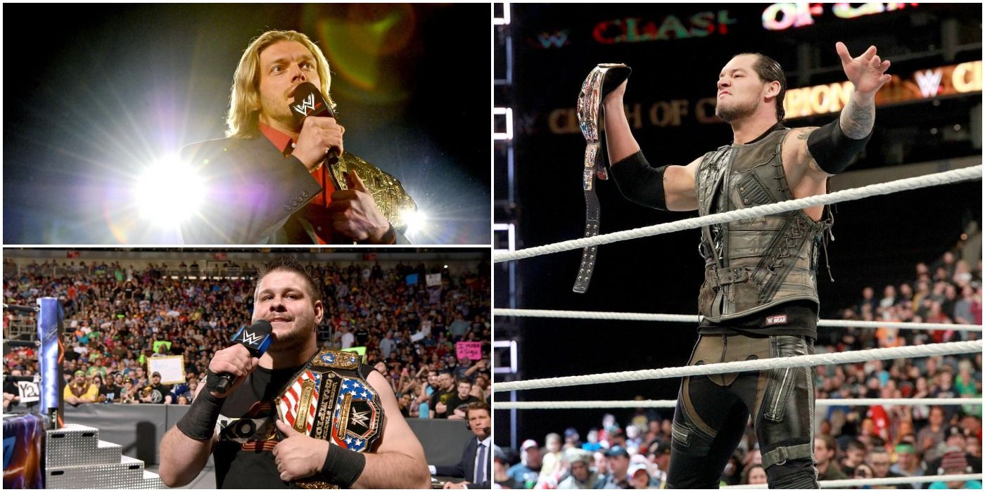 Top 10 Longest Championship Droughts Currently In WWE Featured Image