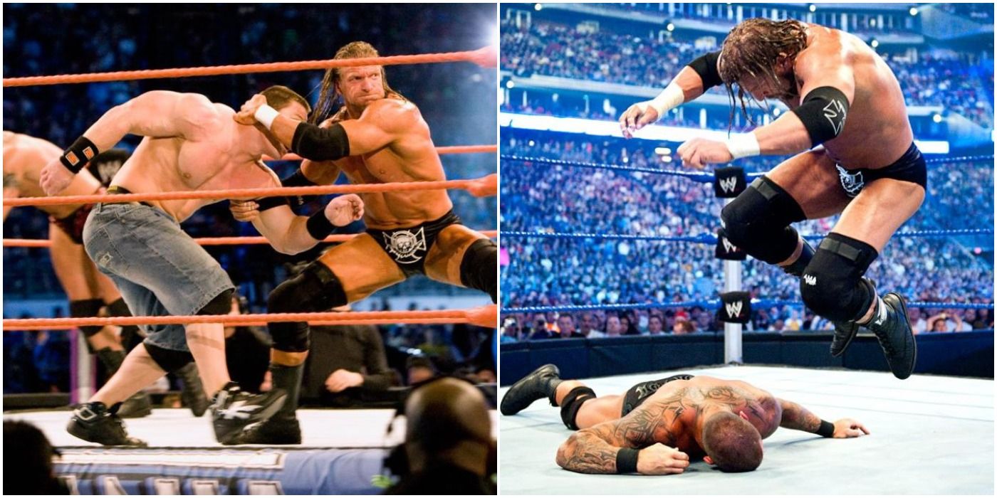 Triple H WrestleMania 24 & WrestleMania 25 FULL IMAGE