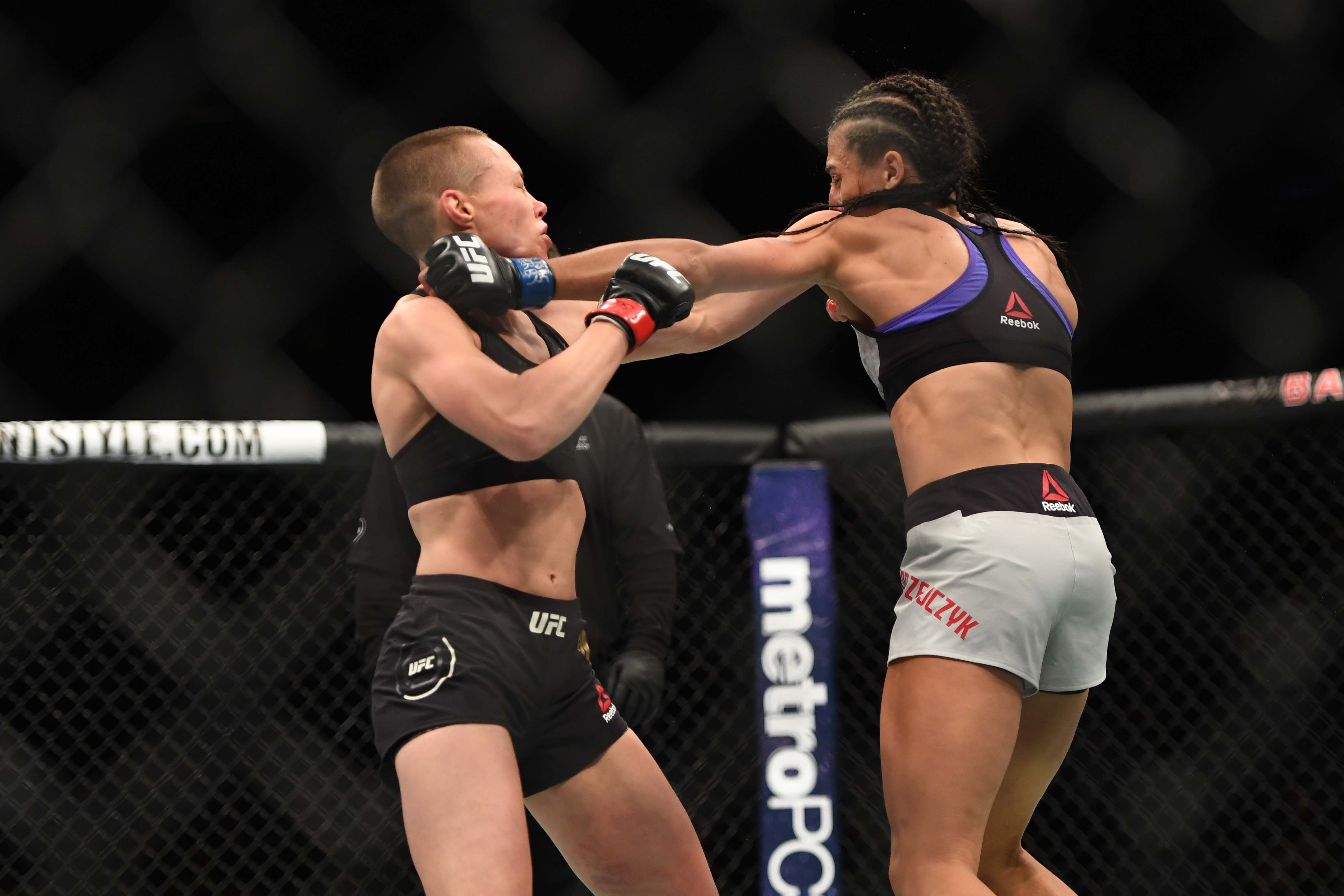 MMA: UFC 223 Rose Namajunas vs Joanna Jedrzezjczyk