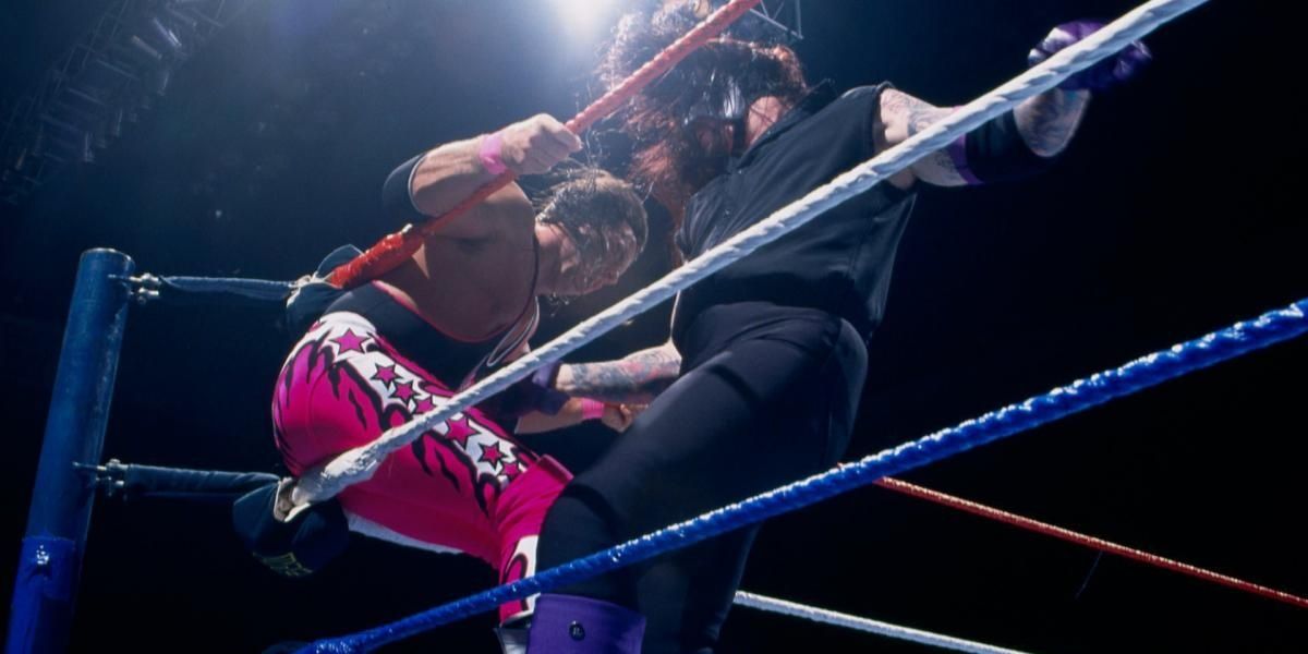 Undertaker v Bret Hart Royal Rumble 1996 Cropped