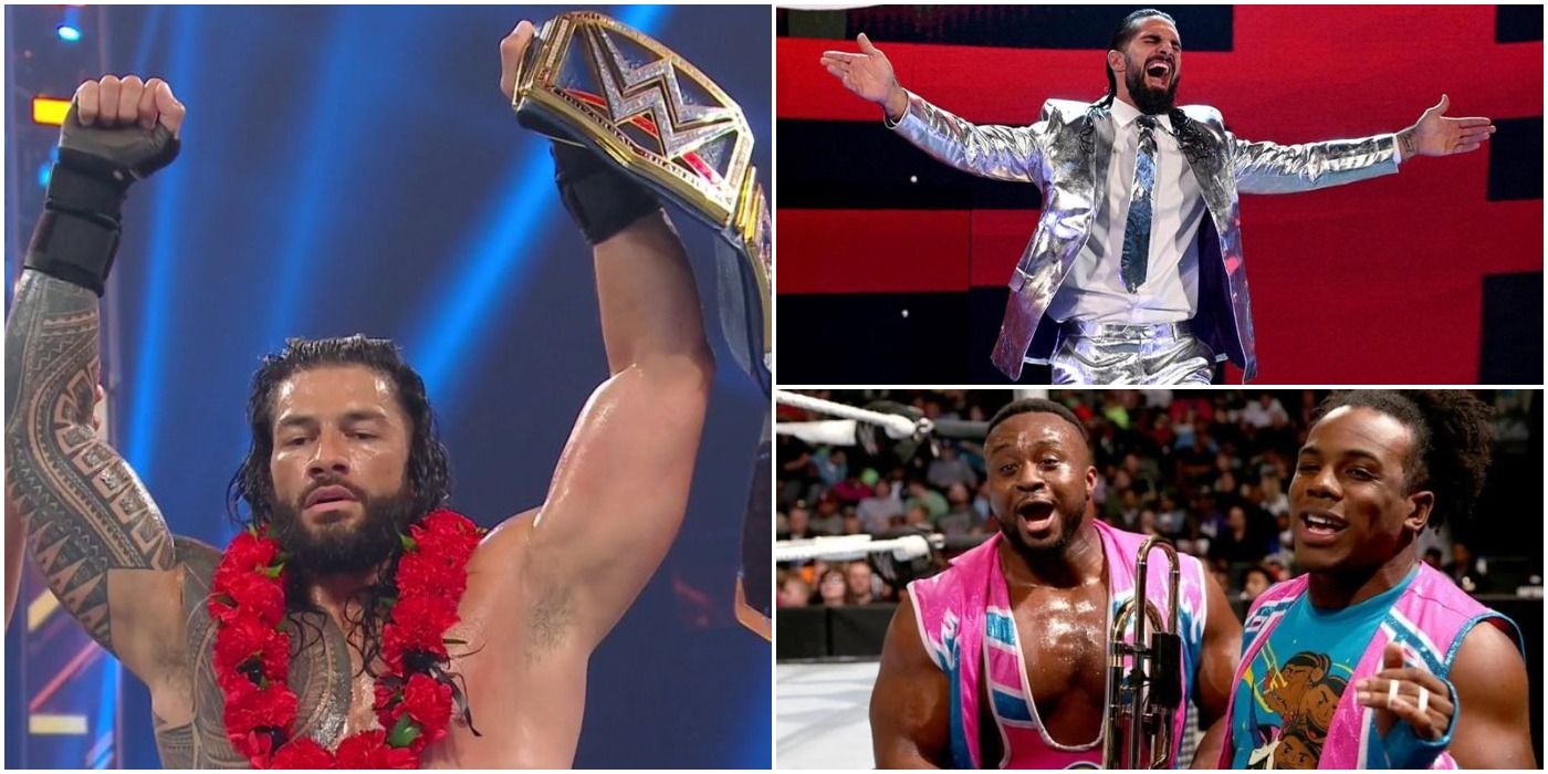 WWE Wrestlers celebrating a decade in 2022