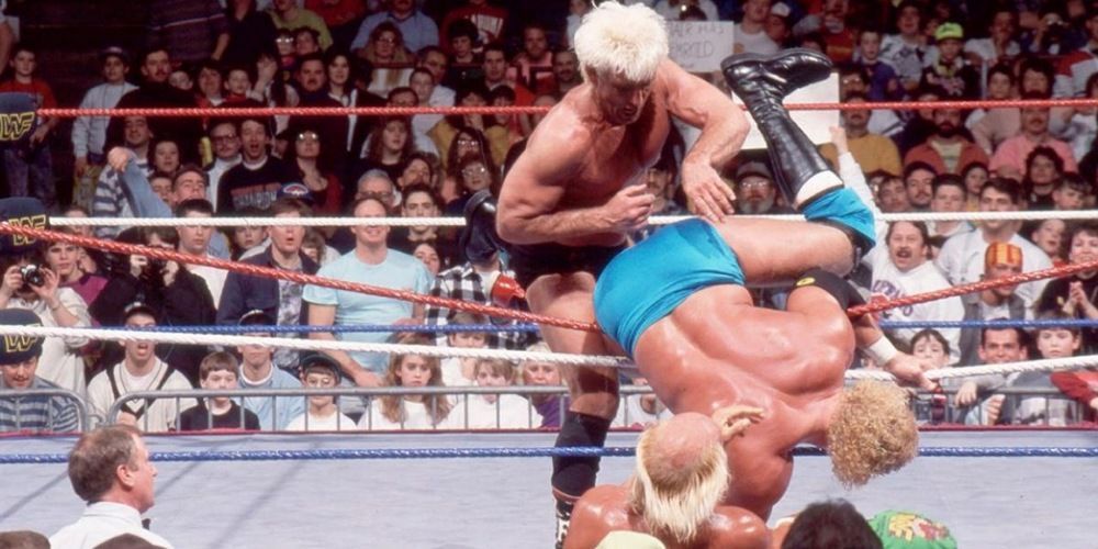 Flair Sid Hogan WWE Royal Rumble 1992