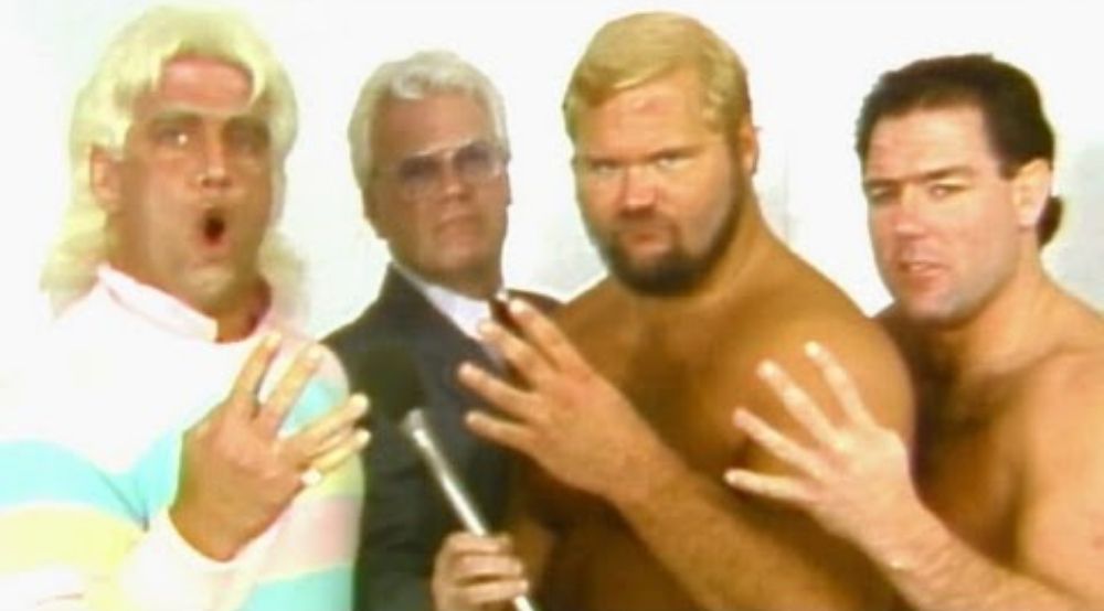 The Four Horsemen: Ric Flair, Arn Anderson, and Tully Blanchard