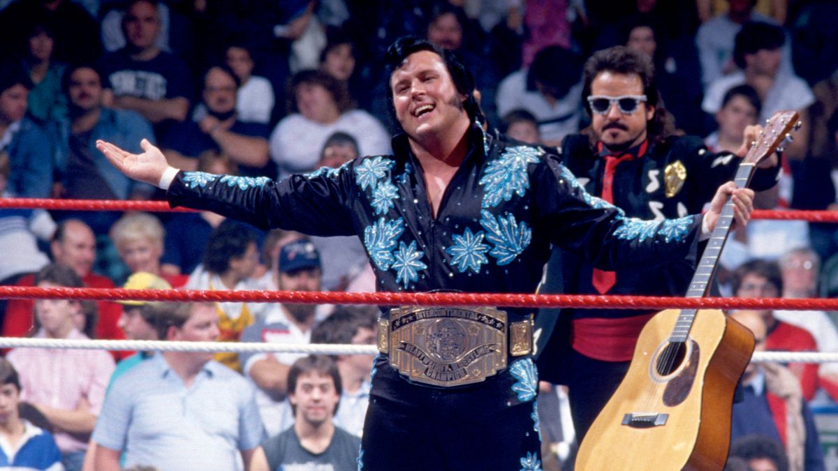 Honky Tonk Man with the Intercontinental Championship