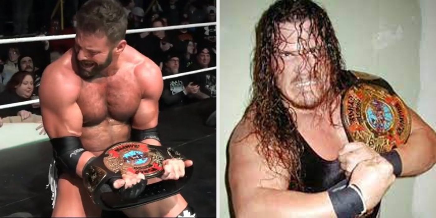 Matt Cardona (Zack Ryder) defeats Rhino for the ECW TV Championship at GCW in 2022