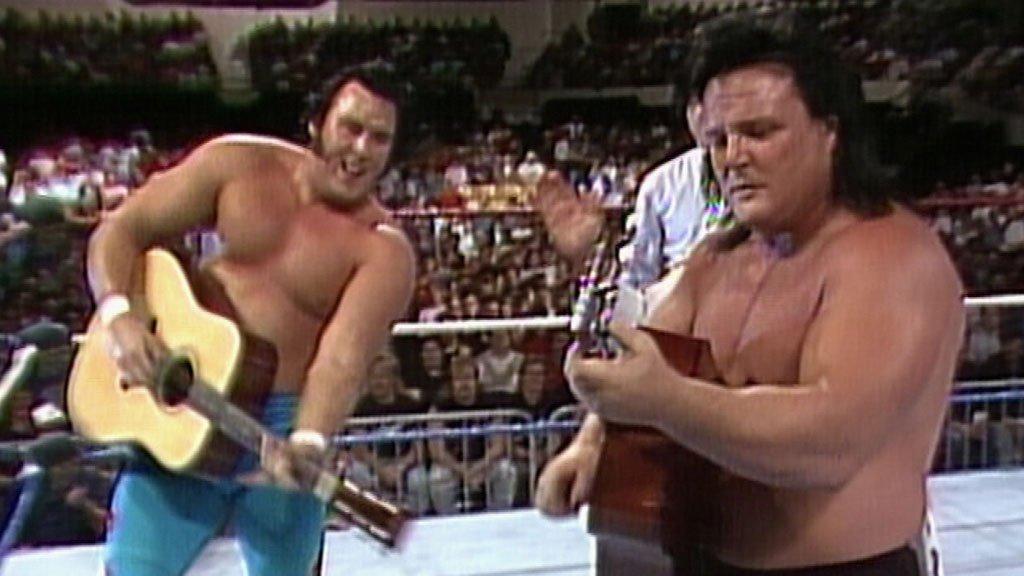 Rhythm and Blues: the tag team of Honky Tonk Man and Greg Valentine