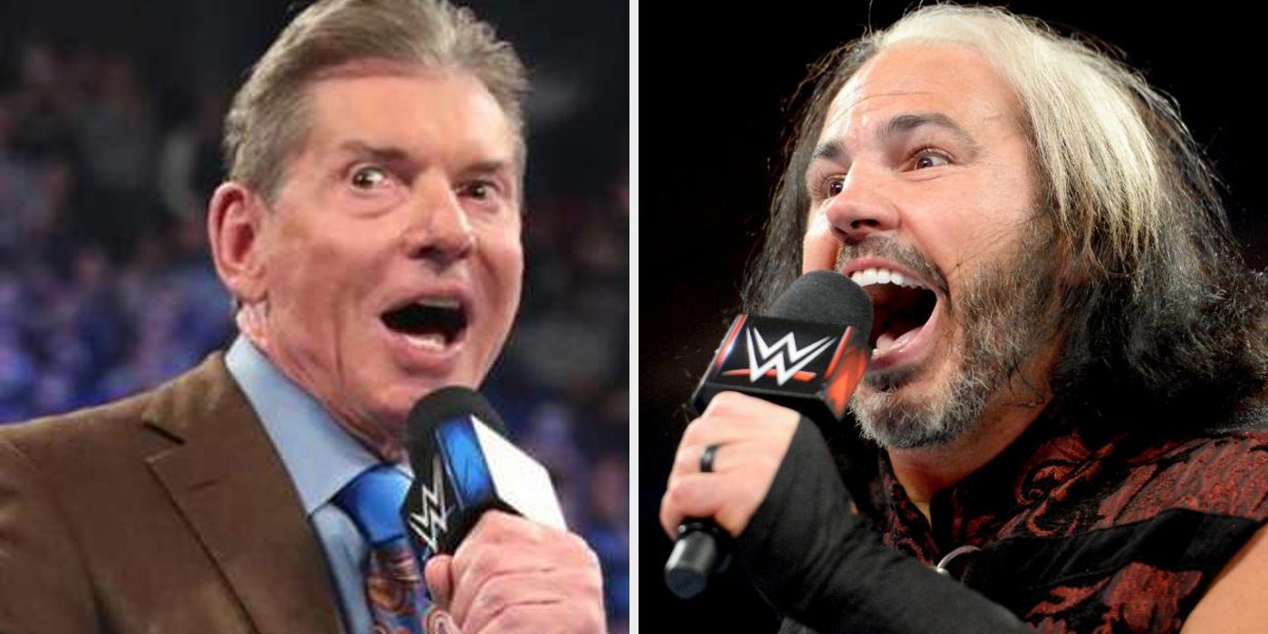 Vince McMahon and Matt Hardy in WWE