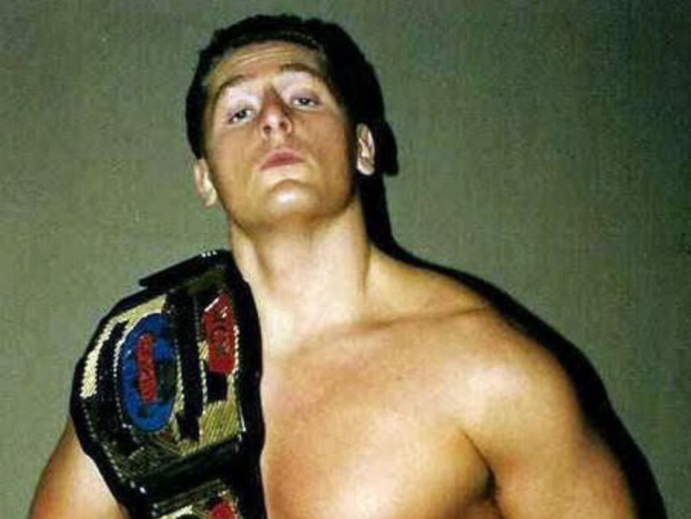 William Regal with the WCW TV Championship