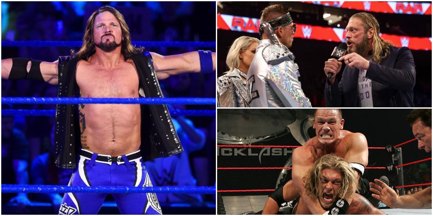 AJ Styles, Edge, John Cena, The Miz