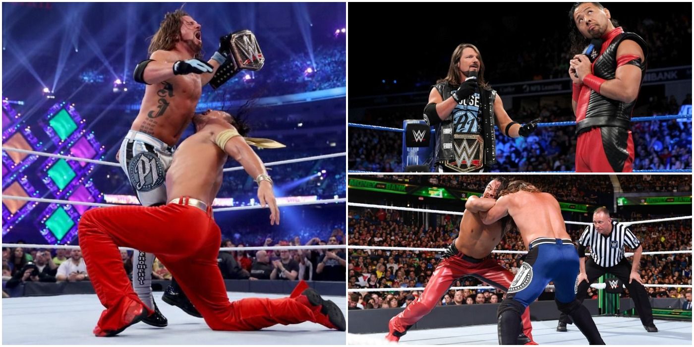 AJ Styles Shinsuke Nakamura WWE