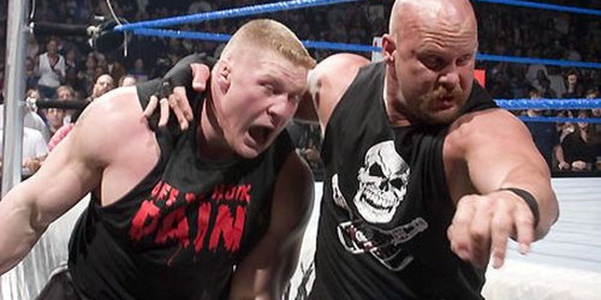 Brock Lesnar and Steve Austin Cropped
