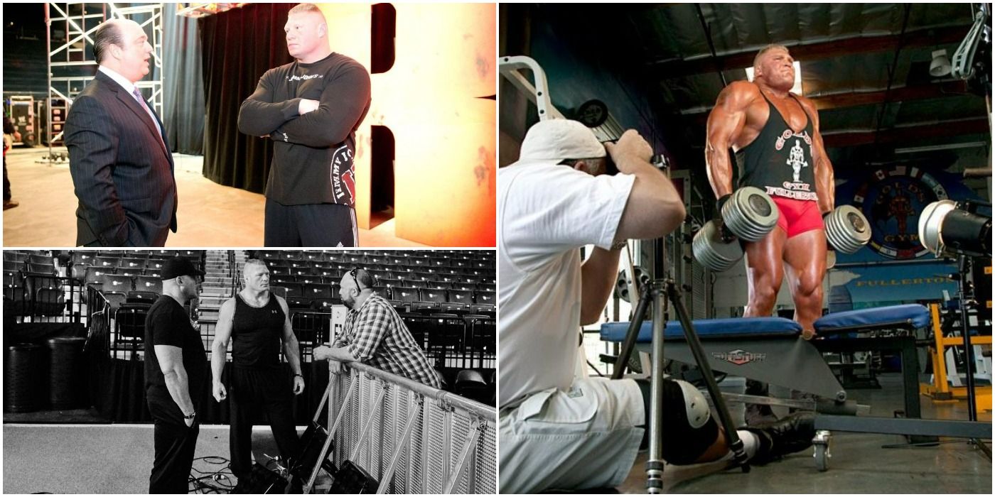 10 WWE Pictures Of Brock Lesnar Like You've Never Seen Him