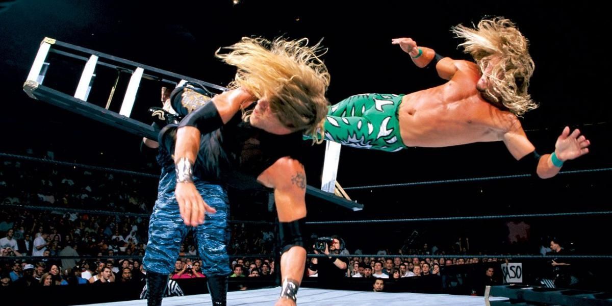 Christian and Edge v Dudley Boyz v Hardy Boyz WrestleMania 2000