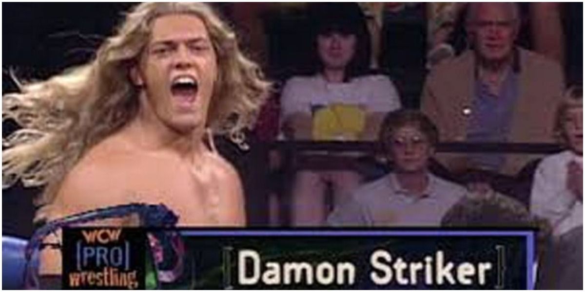 Edge in WCW ring as Damon Striker