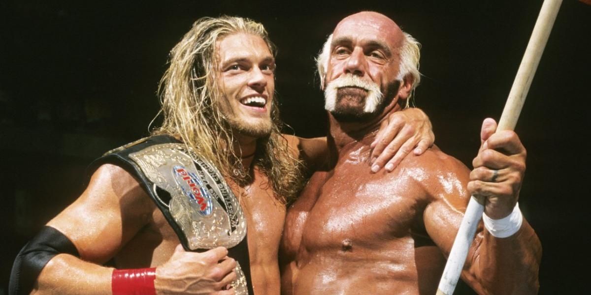 Hulk Hogan & Edge Tag Team Champions Cropped