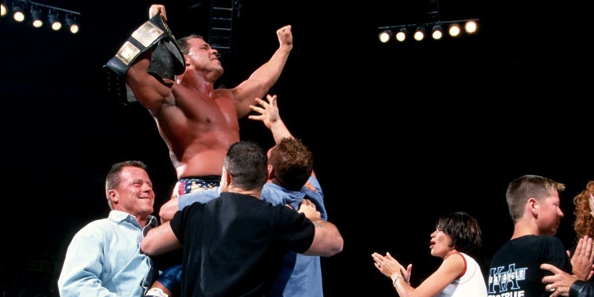 Kurt Angle WWF Champion Unforgiven 2001 Cropped