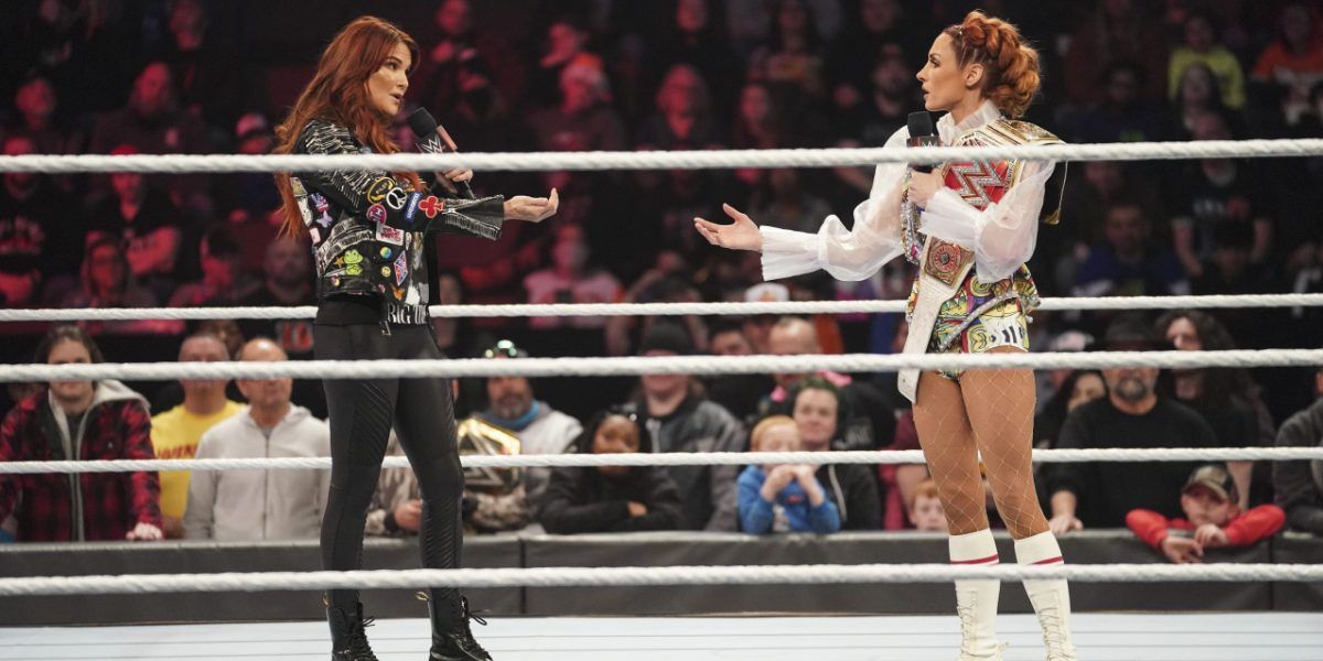 Lita and Becky Lynch on Raw