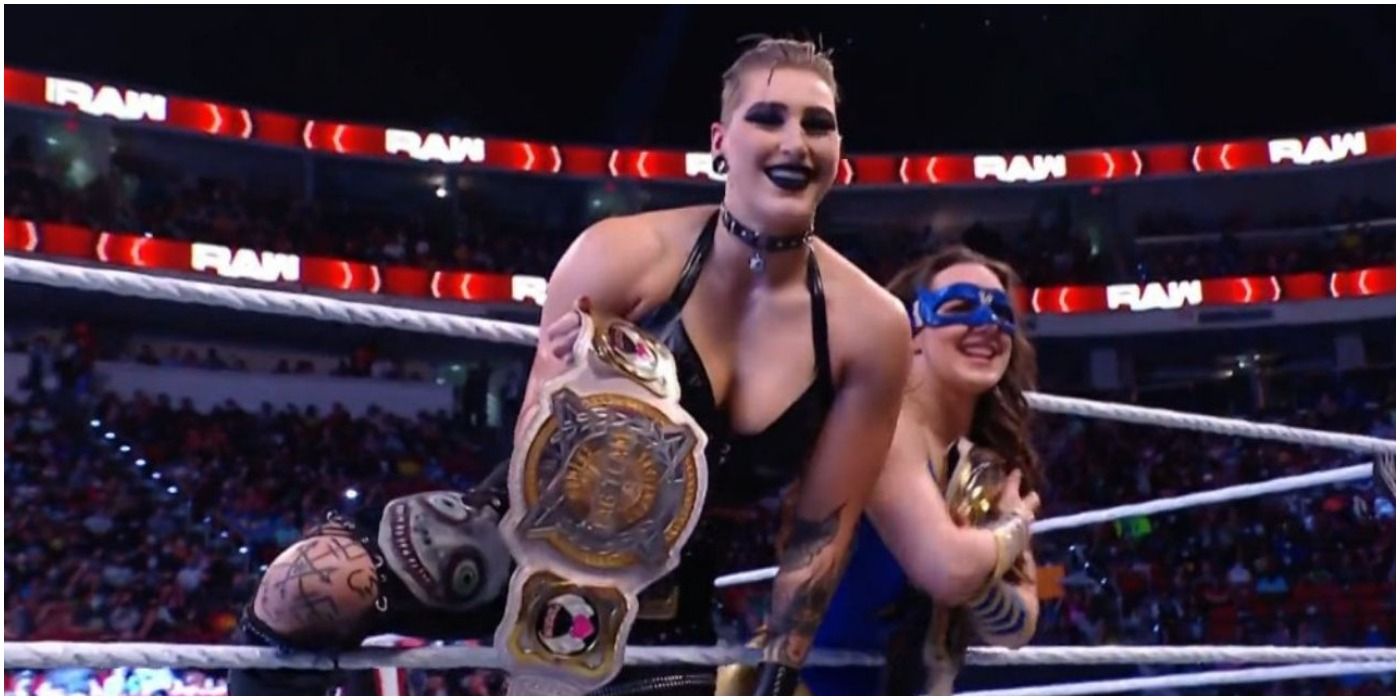 Rhea Ripley Nikki ASH WWE Womens Tag Team Champions