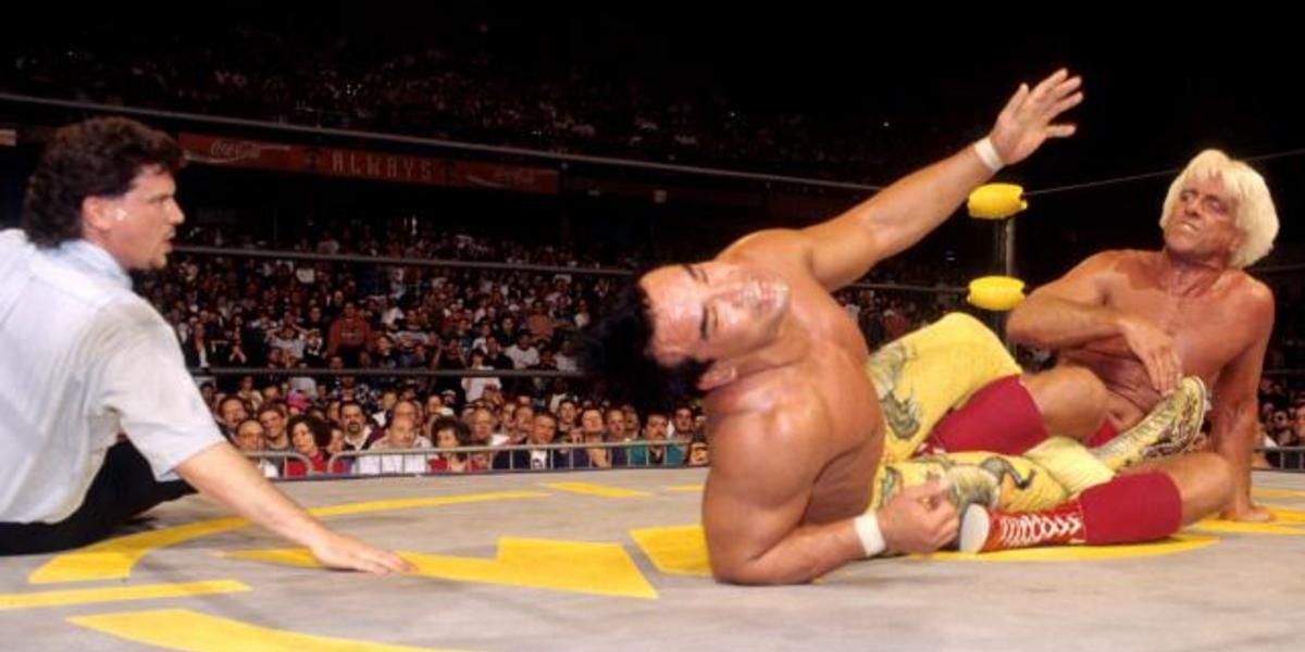 Ricky Steamboat Vs Ric Flair WCW Spring Stampede 1994