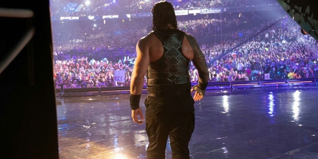 Roman Reigns from behind Cropped
