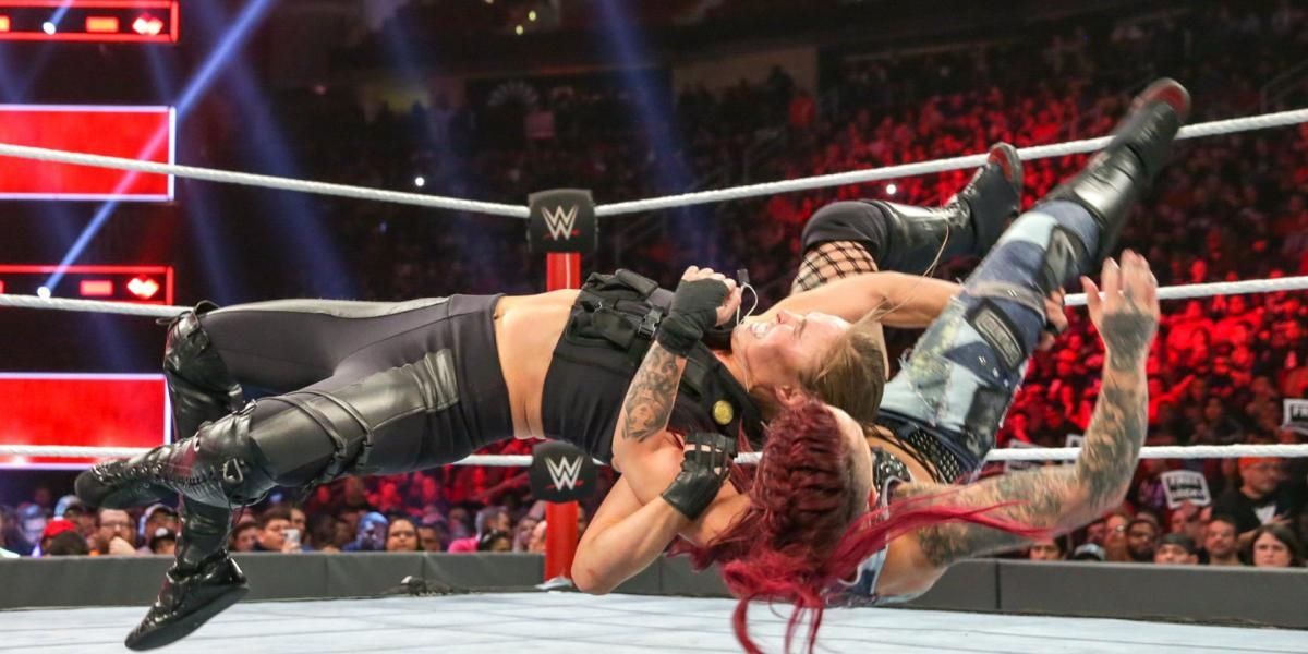 WWE Ronda Rousey vs Ruby Riott Elimination Chamber 2019