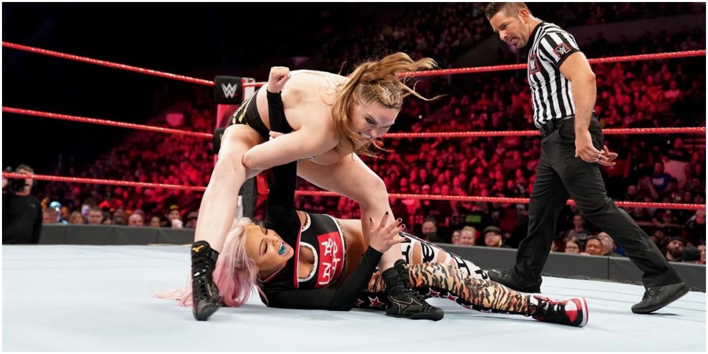 Ronda Rousey vs Liv Morgan WWE Raw