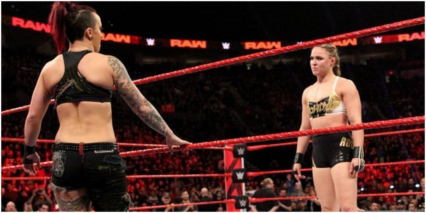 Ronda Rousey vs Ruby Riott WWE Raw