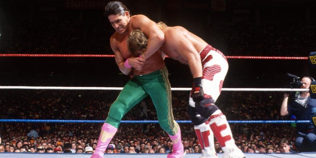 Shawn Michaels v Tito Santana WrestleMania 8 Cropped